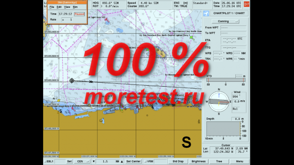 Safebridge Wärtsilä SAM CHARTPILOT ECDIS Test Answers Ответы