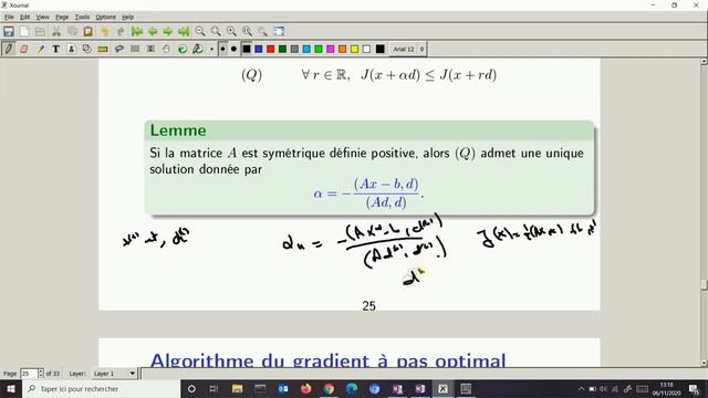 Algorithmes du gradient(Chapitre 3: Optimisation sans contraintes) смотреть онлайн