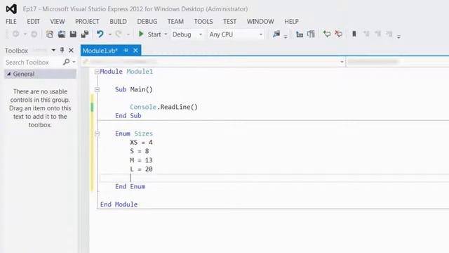 Visual Basic #17 - Enumerations, Conversions смотреть онлайн