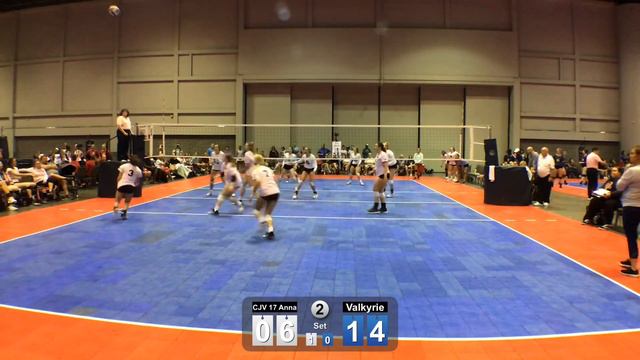 2019 Munciana Valkyrie v CJV 17 Anna - AAU Nationals - Day 2 - Set 2 смотреть онлайн