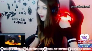 СТРИМЕРША КАРИНА   ЗАСВЕТИЛА ТРУСИКИ  НА СТРИМЕ ШОК!)