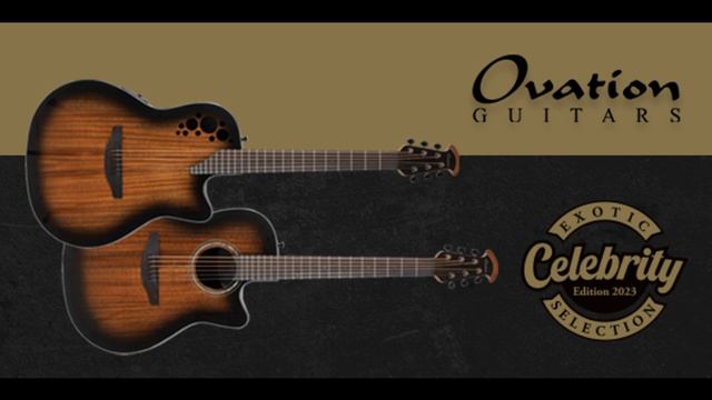 Ovation Guitars introduces the 2023 Celebrity Blackwood Limited Edition смотреть онлайн