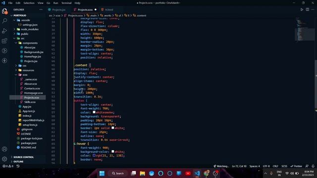 React Portfolio Website Tutorial - Build informative Hover Cards With React & SCSS | PART - 6❤️? смотреть онлайн
