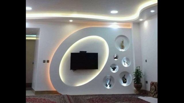 Декор стену под телевизор/ tv decor/idea / dizayn /decorativ смотреть онлайн