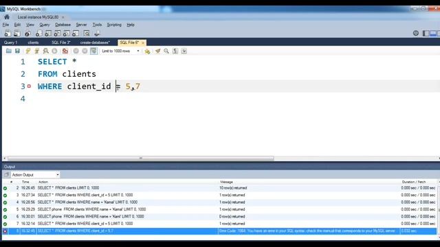 WHERE Clause in MYSQL in Tamil PART 1 - நிபந்தனை அடிப்படையில் தரவு தேடல் смотреть онлайн