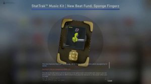 StatTrak™ Music Kit | New Beat Fund, Sponge Fingerz | Skin Showcase CS:GO