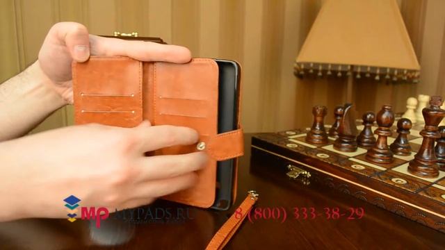 Фирменный чехол книжка из качественной импортной кожи с мульти подставкой застёжкой и визитницей дл смотреть онлайн