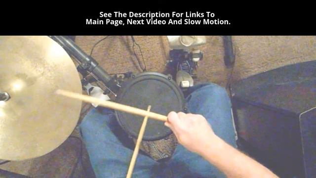 Drum Beats Lesson 96. Shuffle Beats. Bass Drum Pattern 3 Of 6. Moderate Speed. смотреть онлайн