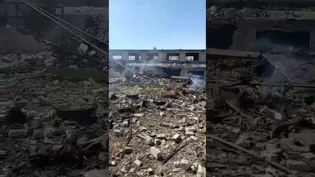 Последствия удара по складу ВСУ в Соледаре