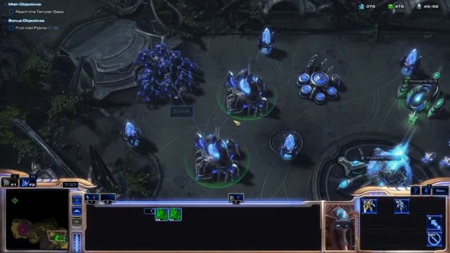 Starcraft II Legacy of the Void (Gameplay Walkthrough) - Mission 2 : The Growing Shadow смотреть онлайн