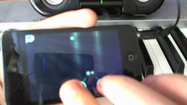 Обзор программы Magic Piano на iPod touch 4