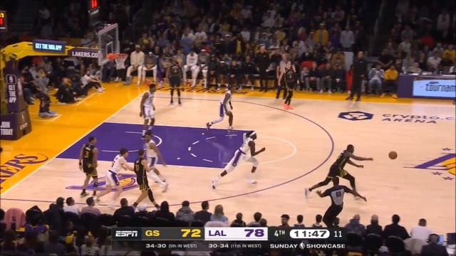 Stephen Curry 27 pts 5 threes 6 asts vs Lakers 22/23 season смотреть онлайн