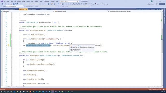 Circuit Breaker Pattern Implementation using .Net Core Web App смотреть онлайн