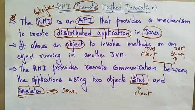 RMI architecture | distributed system | Lec-23 | Bhanu Priya смотреть онлайн