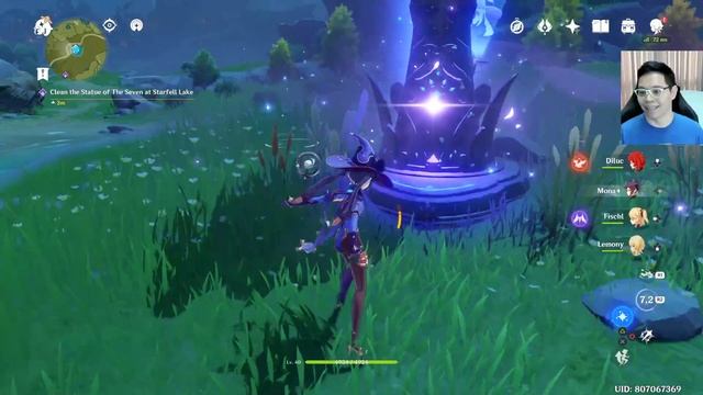 Genshin Impact: How to Clean the Statue of The Seven Grateful to the Gods commission quest смотреть онлайн