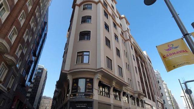 GRAN VIA-Madrid Spain(España ??) Walking Tour. смотреть онлайн