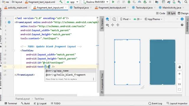 Simple Fragment In Android Studio. смотреть онлайн