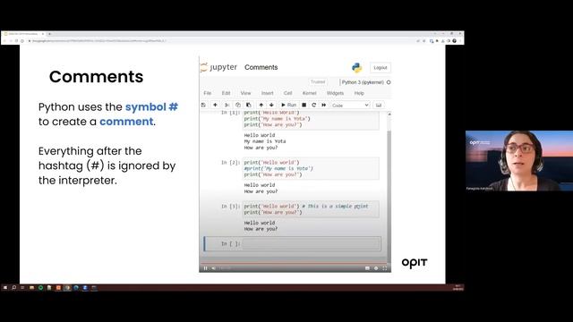 Python Programming Demo Lesson at OPIT: An Introduction to Python and Its Fundamentals смотреть онлайн