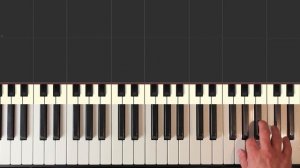 Bach - Toccata in D minor - Piano Tutorial Easy - (without fugue) (Synthesia)