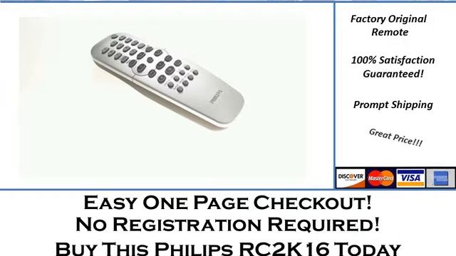 Click for Huge Savings on the Philips RC2K16 Remote Control смотреть онлайн