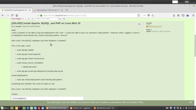 LAMPP server installation on Linux Mint 19 Cinnamon [ part 1 ] смотреть онлайн