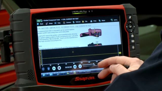 Ford® Coil Current RFI Test Diagnostic Quick Tips Snap on Training смотреть онлайн