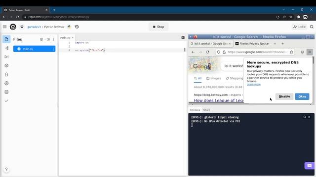 Run a browser Inside a browser? - Python tutorial смотреть онлайн