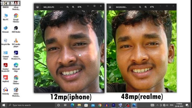 12mp Vs 48 Mp - IPhone Se (2016) Vs Realme 6i Camera Comparison !