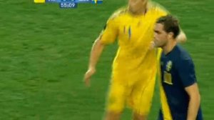 Украина - Швеция. Анатолий Тимощук