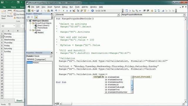 Excel VBA Objects: Range Object (Part 2) смотреть онлайн