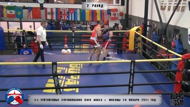 3-е рейтинговые бои Лига бокса г. Москвы – 28.11.21 г. 92+ кг. смотреть онлайн