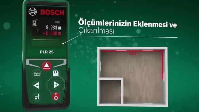 BOSCH PLR 25 Lazer Metre смотреть онлайн