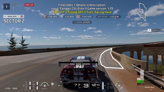 Gran Turismo 7 - Grand Valley Highway 1 Gold Circuit Experience Guide смотреть онлайн