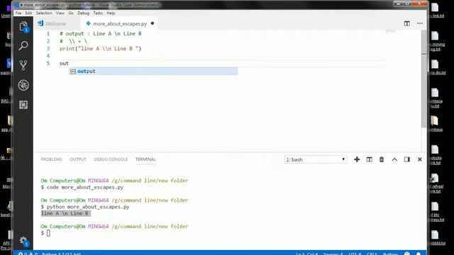#7 Escape Sequences in Python // Complete Python tutorial(2020)? смотреть онлайн