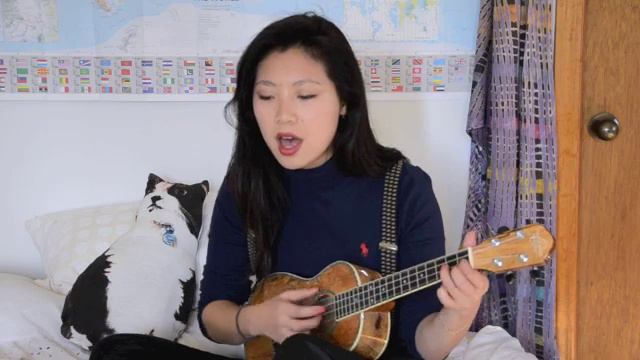 Bon Iver "Michicant" cover on ukulele by Cindy Chu смотреть онлайн