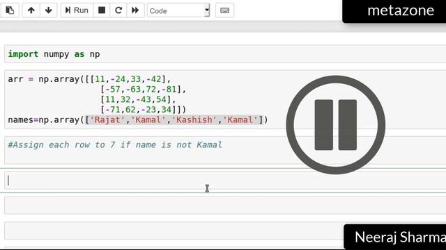 #32 Quiz 8 boolean indexing | Neeraj Sharma смотреть онлайн