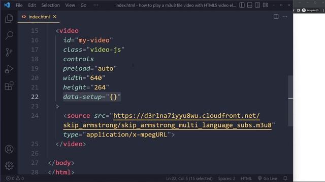 How to Play a m3u8 File with HTML5 Video Element смотреть онлайн