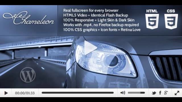 Preview Chameleon - HTML5 Video Player for WordPress смотреть онлайн