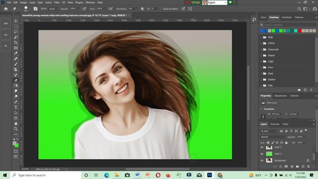 #Adobe Photoshop CC 2021 Bangla Tutorial Full Course Part 25 # tutorial for beginners #Background R смотреть онлайн