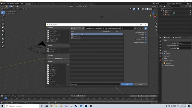 Link Character Rig from one Blender file to Another Tutorial смотреть онлайн