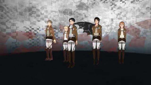 Attack On Titan [MMD] [Monster High] смотреть онлайн
