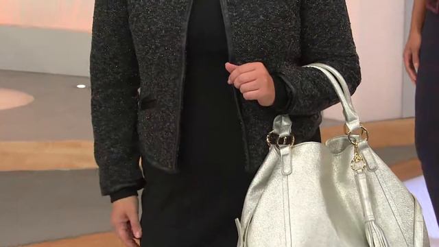 Edge by Jen Rade Jacket with Faux Leather Trim with Lisa Robertson смотреть онлайн