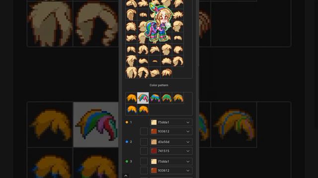 How to make a Mami Tomoe skin in Pony Town?/Как сделать скин Мами Томое в пт? смотреть онлайн