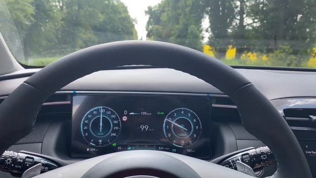 Новый Hyundai Tucson 2021 Гибрид / Hybrid. Адаптивный круиз. Трасса смотреть онлайн