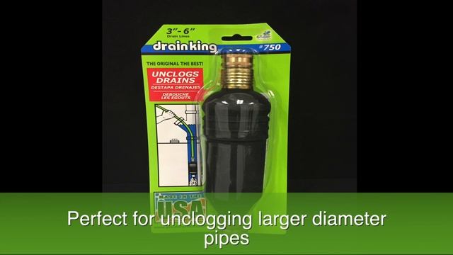 Drain King Water Powered Drain Cleaner GT Water Products Inc. смотреть онлайн
