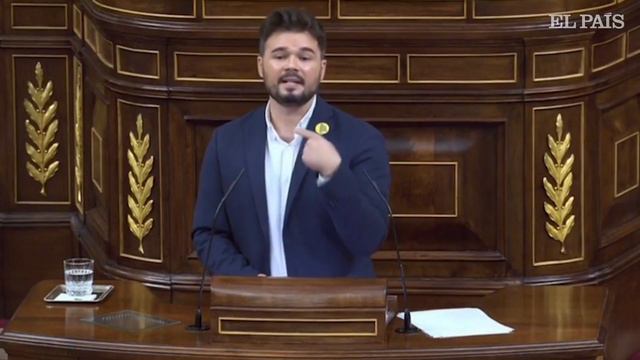 INVESTIDURA | El discurso de Rufián, en 8 minutos смотреть онлайн