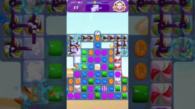 Candy crush saga level 717 । Hard level । No boosters । Candy crush 717 help । Sudheer CC Gaming смотреть онлайн