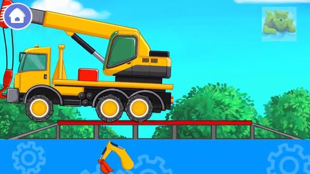 Развивающая игра для детей про машинки Спецтехника для детей  Звуки и виды транспорта