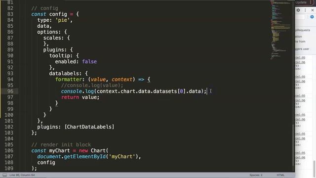 How to Add Percentage and Value Datalabels in Pie Chart in Chart js смотреть онлайн