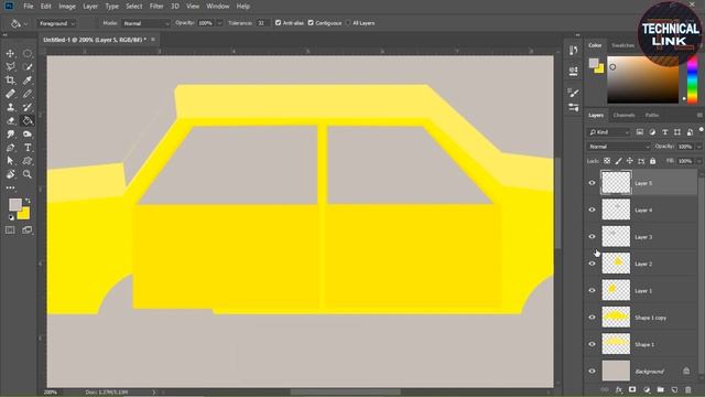 How to Design a 3D Car in Photoshop CC Tutorial # 6 смотреть онлайн